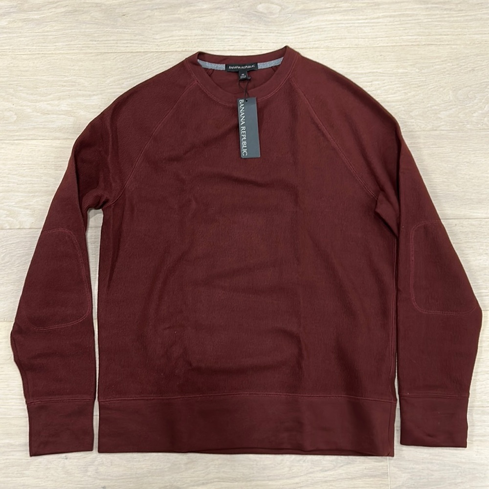 NWT Banana Republic Brushed Waffle Sweater